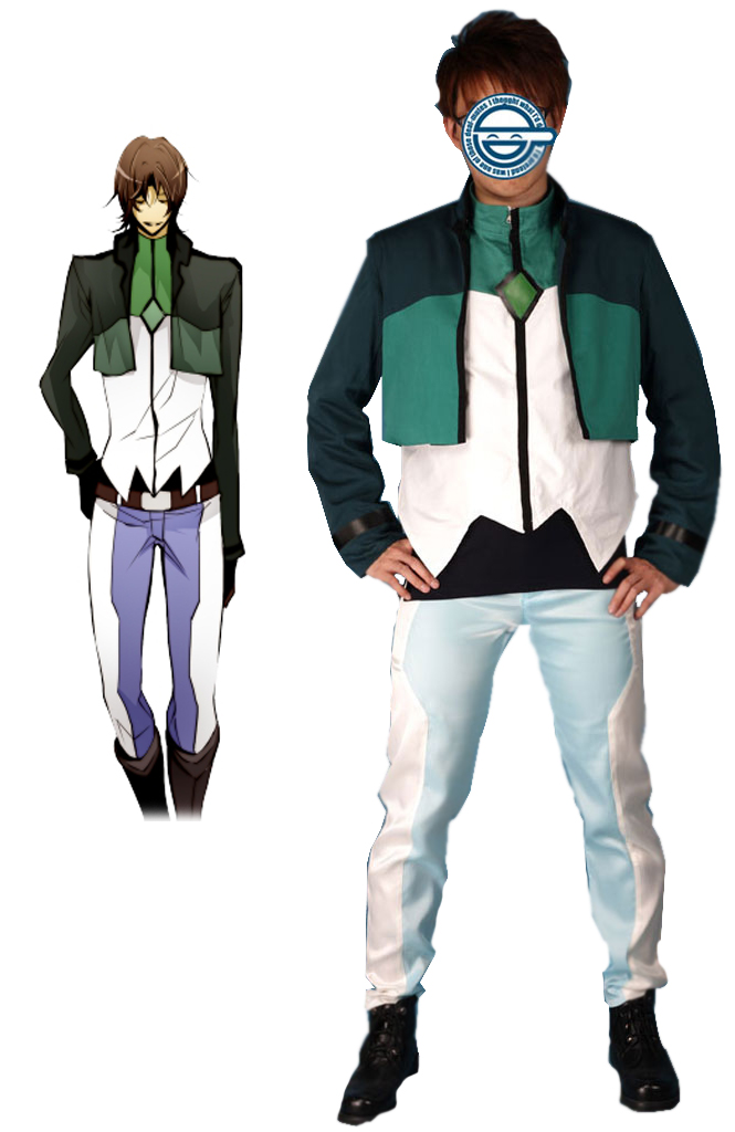 Gundam00 Celestial Being Lockon Stratus Gundam Meisters Uniform Cosplay Costume